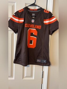 NFL Brown Jersey with Orange Stitching - Nike On Field Patch